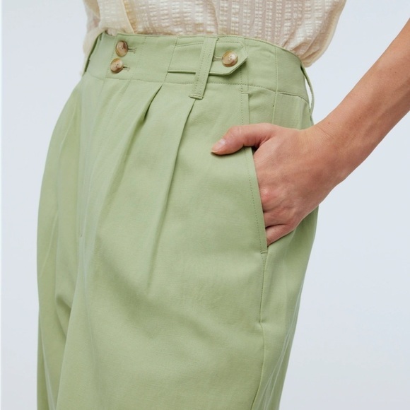 Madewell the Harlow pants pale lemongrass green - Picture 5 of 6